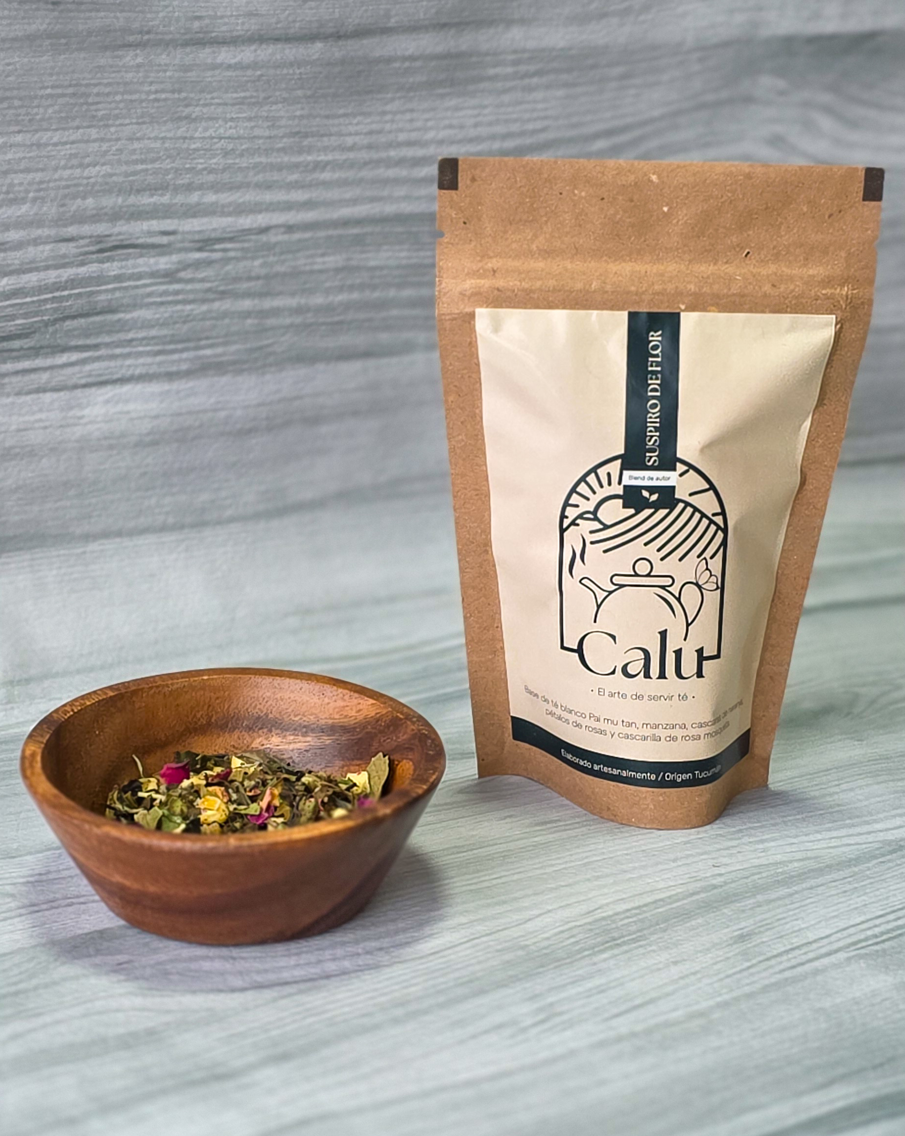 Packaging Suspiro en Flor — Foto real